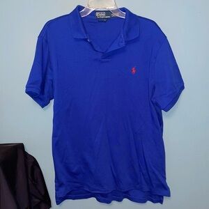 Polo Ralph Lauren Custom Fit Cotton Polo Shirt Size Large